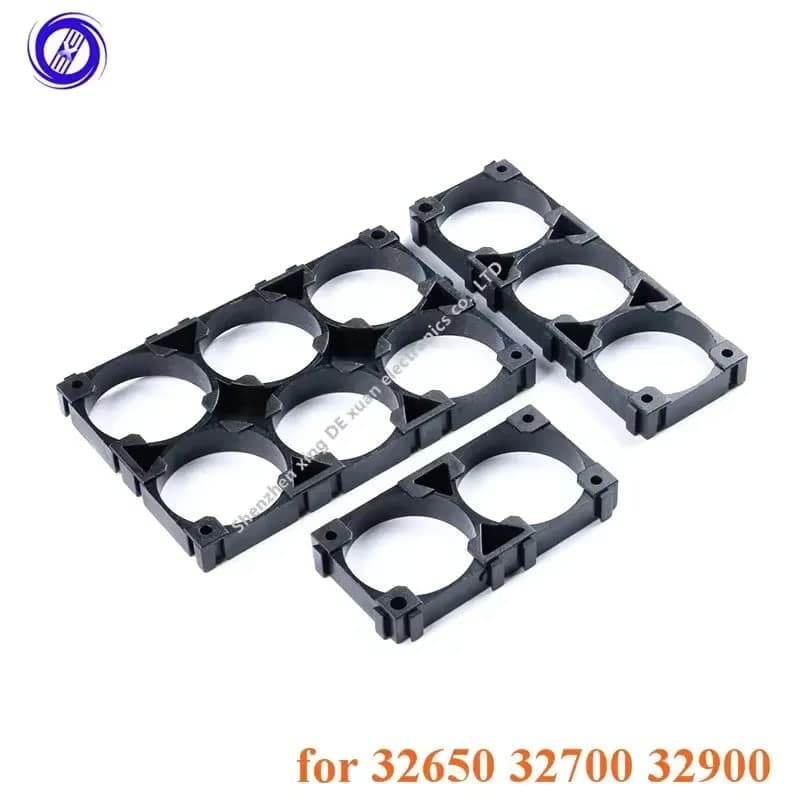 حاضنة بلاستيكية لخليتين 32700 بترتيب 1x2 | 1x2 32700 Cell Battery Holder Bracket