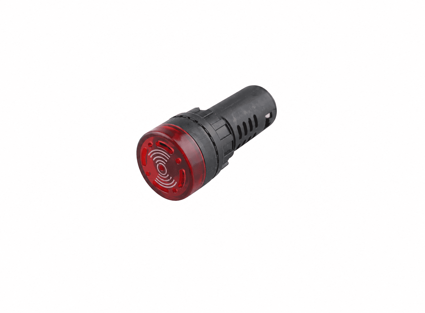 مصباح إنذار بمساحة إشارة مع جرس LED موديل AD16-22SM جهد AC220V | LED Buzzer Alarm Indicator Light