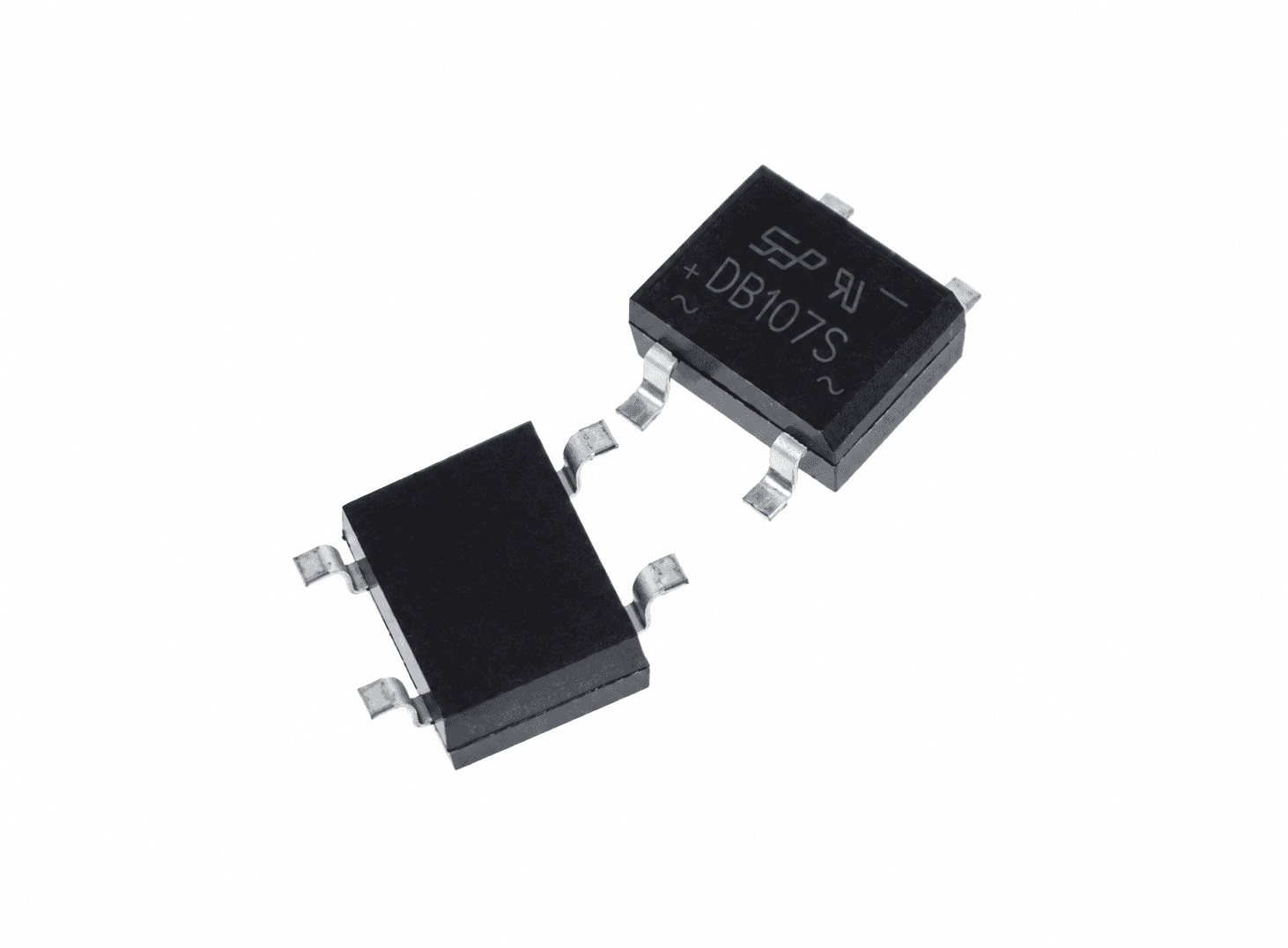 قنطرة توحيد DB107S سطحية التركيب بتيار 1A وفولتية 1000V | DB107S SMD Bridge Rectifier 1A 1000V DBS Package
