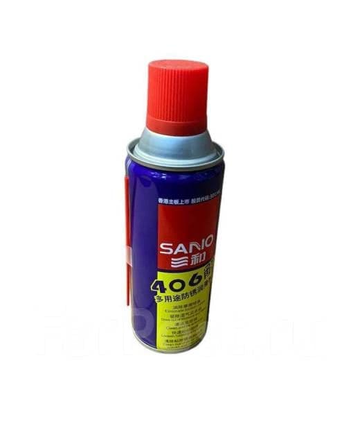 بخاخ زيت مخلخل SANIO-406 بحجم 400ml بديل WD-40 | SANIO-406 Liquid Wrench Penetrating Oil Spray 400ml