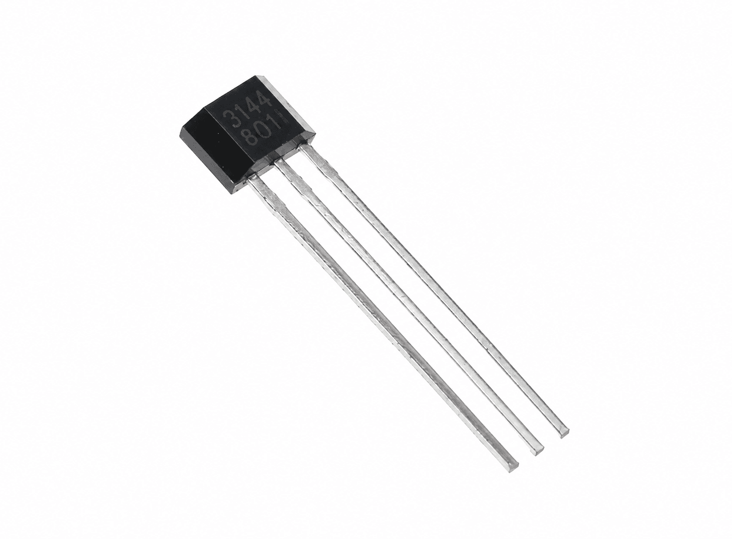 حساس مغناطيسي A3144 من نوع Hall Effect بعلبة TO-92 وخرج رقمي | A3144 Hall Effect Switch Sensor TO-92 (OH3144 / Y3144)