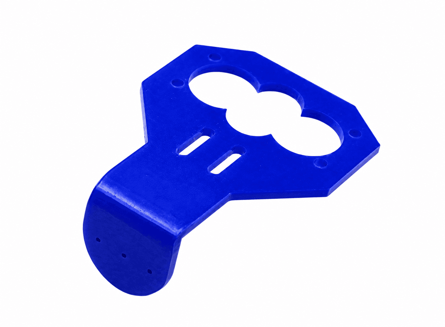 حامل أزرق لحساس المسافة Blue bracket for Ultrasonic Module | Ultrasonic Sensor Bracket