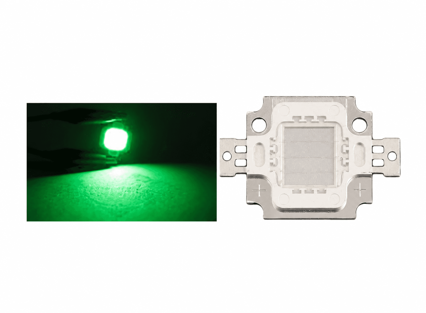 مصباح ليد عالي القدرة أخضر 10W | High Power LED Lamp