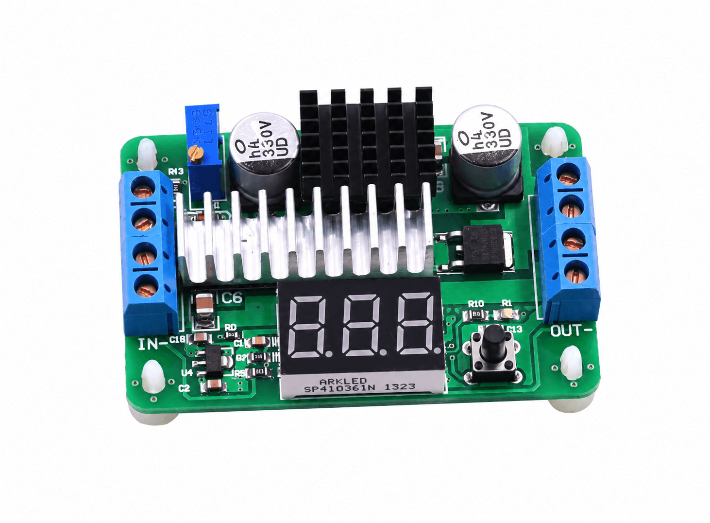 محول رفع جهد 100W/6A من 3.5V-30V إلى 3.5V-30V 010302HO | DC Step Up Converter