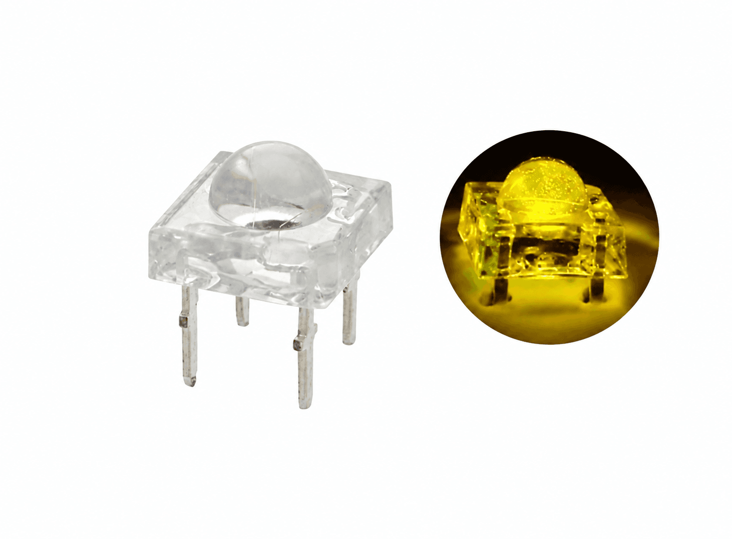 دايود ليد 3MM Piranha LED Yellow | Piranha LED