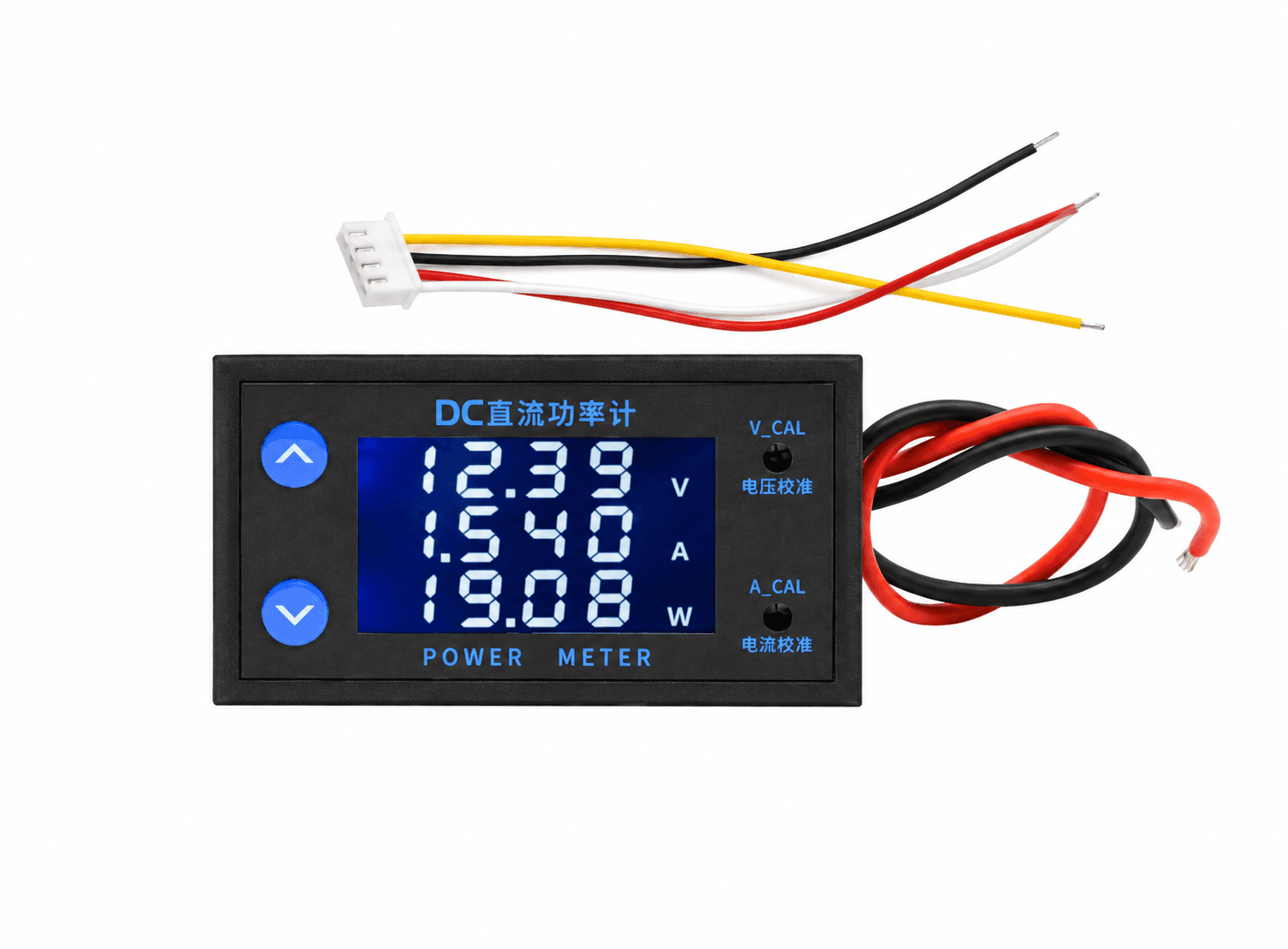 عداد طاقة وفولتية وتيار عالي الدقة بشاشة LCD 4 أرقام رقم #E3 XO0040-01 | Power Meter