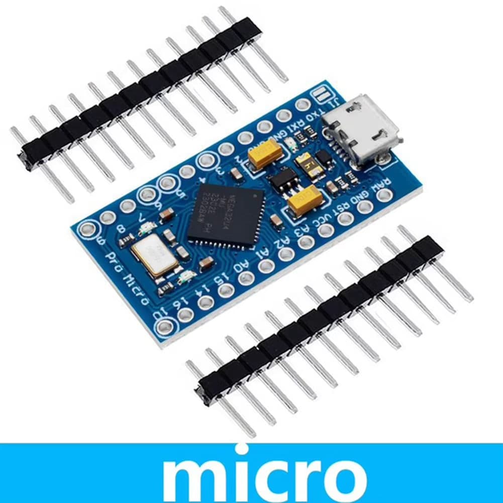 لوحة تطوير Arduino Pro Micro بمتحكم ATmega32U4 مع USB أصلي | Arduino Pro Micro ATmega32U4 Development Board