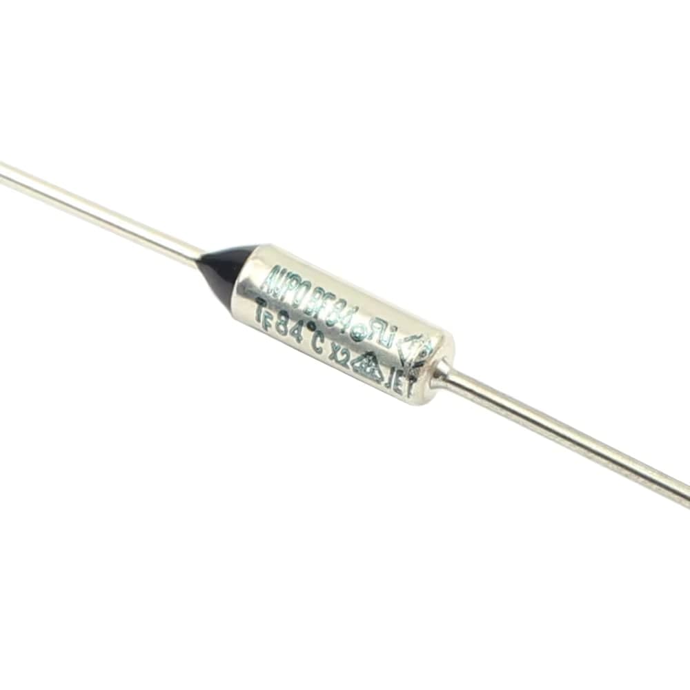 فيوز حراري قاطع 10A 250V بدرجات حرارة قطع مختارة من 77°C حتى 250°C | Thermal Fuse Cutoff 10A 250V — Select Cut-Off Temperature