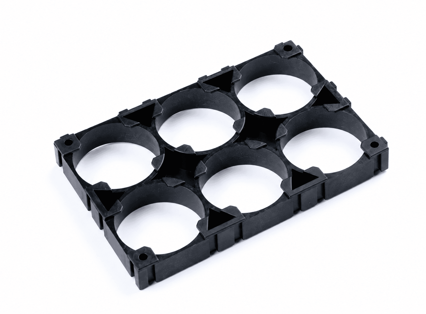 حامل خلايا بلاستيكي لبطاريات 32700 بترتيب 2x3 | 2x3 32700 Cell Battery Holder Bracket