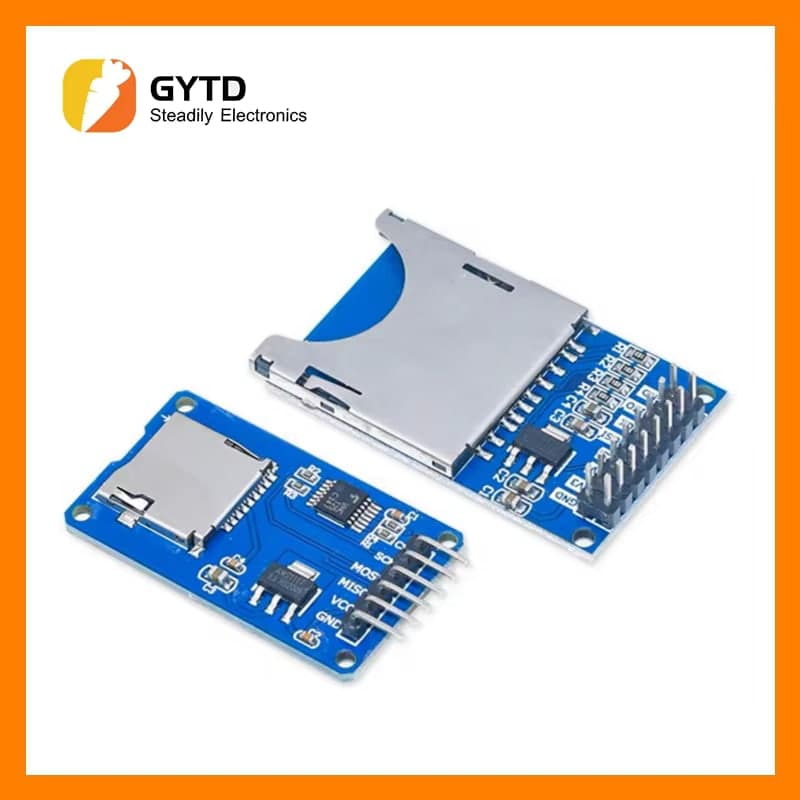 وحدة قراءة بطاقة Micro SD بواجهة SPI للمتحكمات | Micro SD Card Storage Expansion Module (SPI)