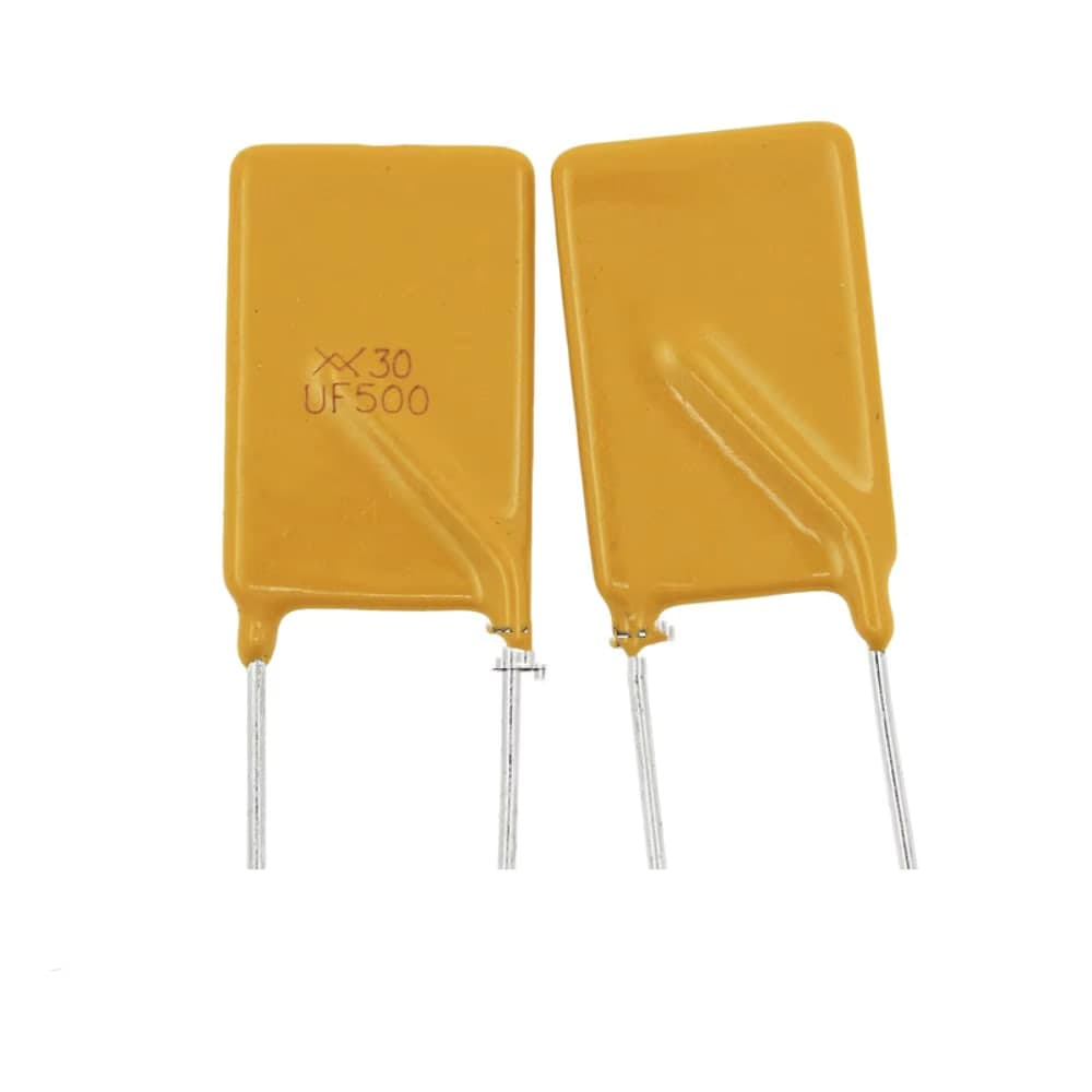 فيوز PPTC ذاتي الاسترجاع موديل RUEF500 بفولتية 30 فولت وتيار 5 أمبير | PPTC Resettable Fuse RUEF500, 30V 5A