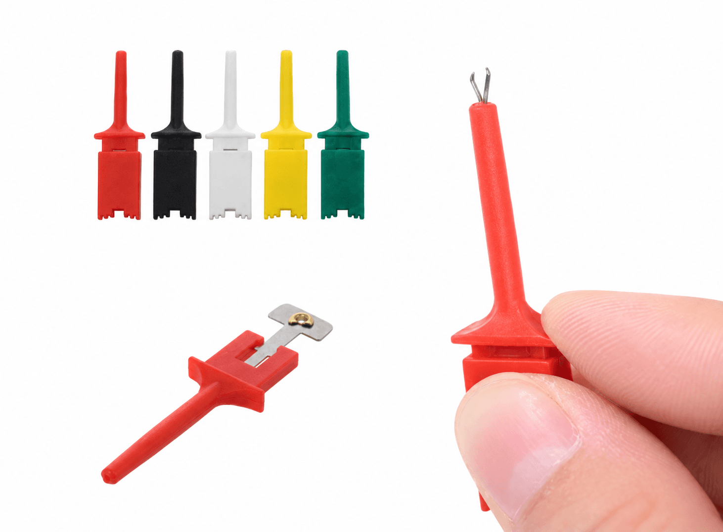 كلابس اختبار SMD IC بـ 6 ألوان 11349 | Test Hook Clip