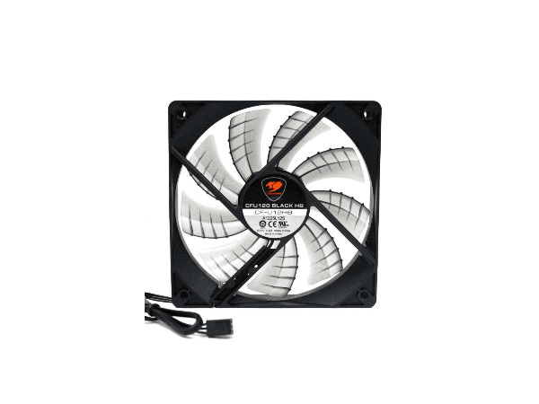 مروحة تبريد لصندوق الحاسوب 120 مم سوداء مع محمل هيدروليكي Cougar CFU 11262 | Computer Case Cooling Fan