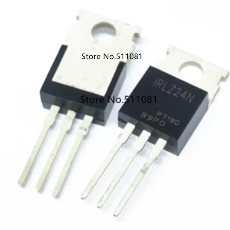 ترانزستور MOSFET قناة N موديل IRLZ24N بقيادة منطقية 55V و18A | IRLZ24N Logic-Level N-Channel MOSFET 55V 18A TO-220AB