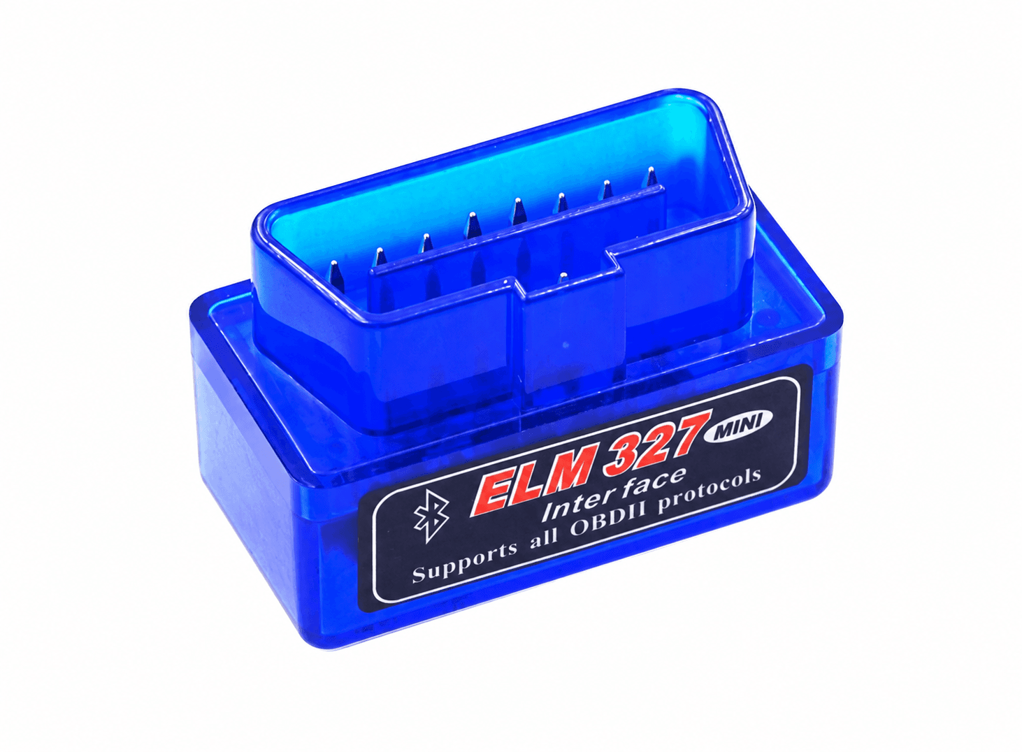 جهاز فحص أعطال السيارة ELM327 بالبلوتوث بمنفذ OBD2 إصدار 2.1 | ELM327 Bluetooth OBD2 / OBDII Car Diagnostic Scanner, V2.1