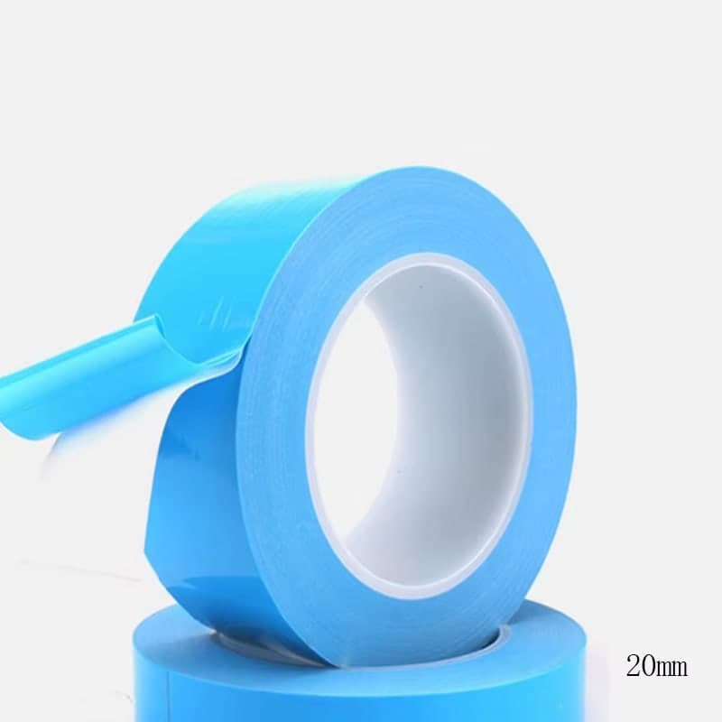 شريط لاصق حراري مزدوج الوجه بعرض 20 ملم وطول 25 متراً | Thermal Conductive Double-Sided Adhesive Tape, 20mm x 25m, 0.2mm Thick