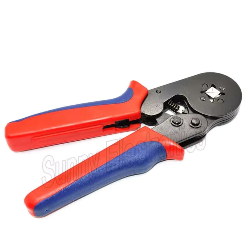 زردية كبس أطراف الأسلاك (بوتليس) رباعية الفكوك من 0.25 إلى 6mm² لمقاسات 23-10AWG | Bootlace Ferrule Crimping Tool 0.25-6mm2, 23-10AWG, Four-Tube Jaw