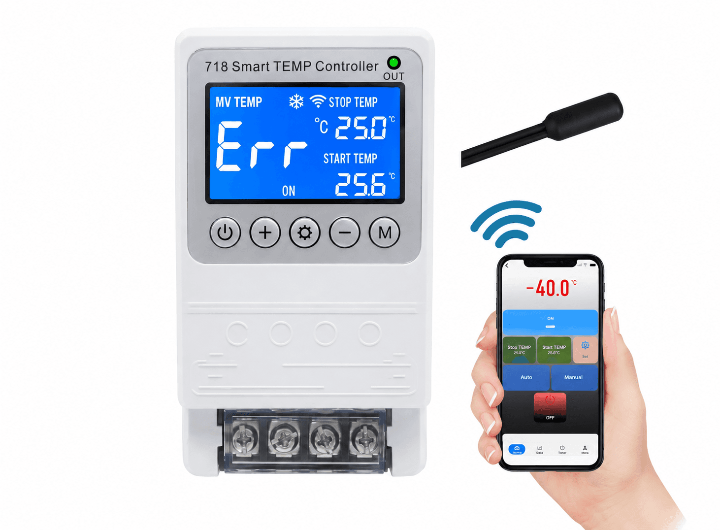 منظم حرارة ذكي 718 واي فاي للماء الساخن | Wifi Smart Temperature Controller