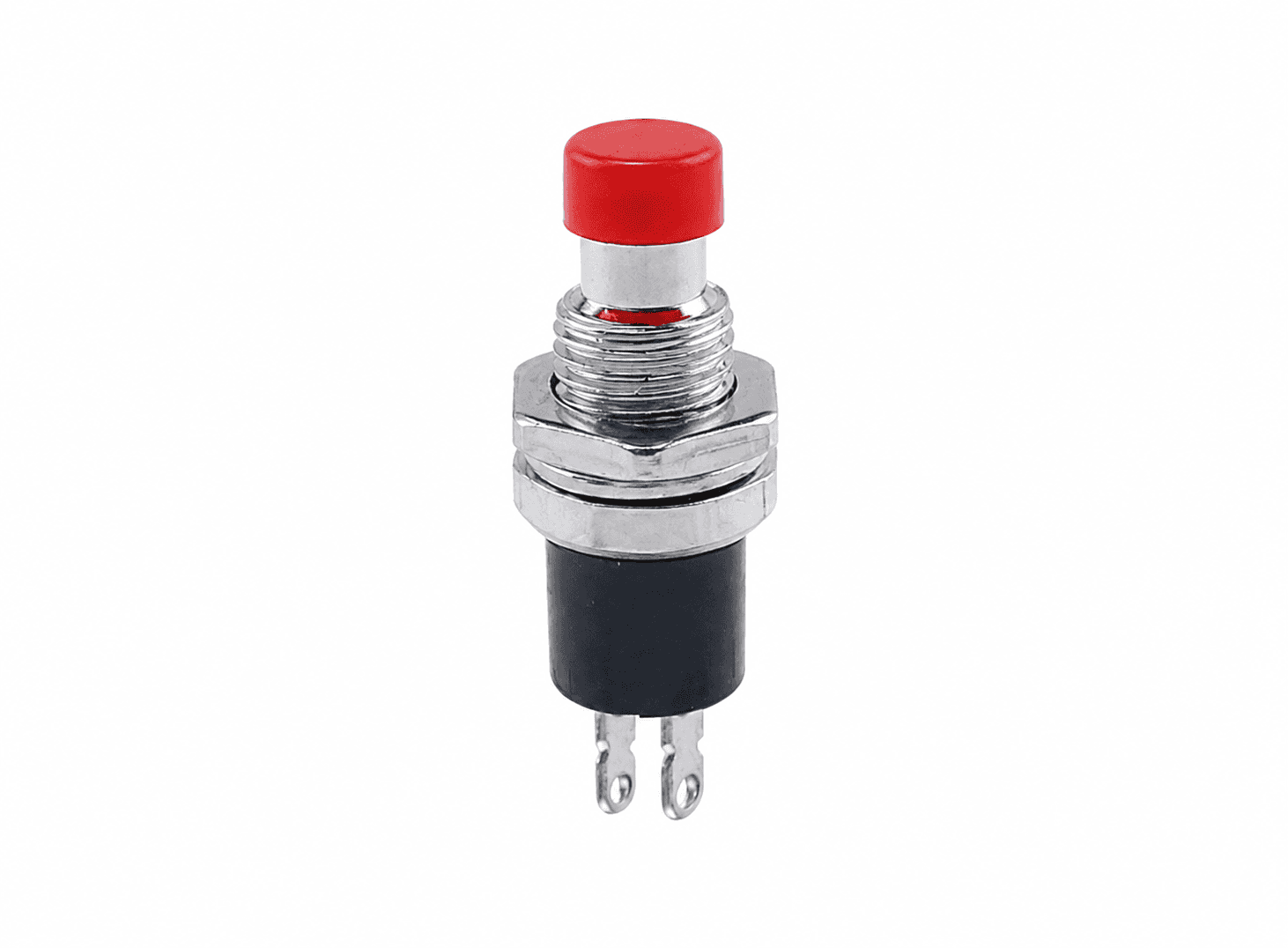 مفتاح ضغط صغير مقاس 7 ملم بلون أحمر | 7mm Push Button Switch, Red