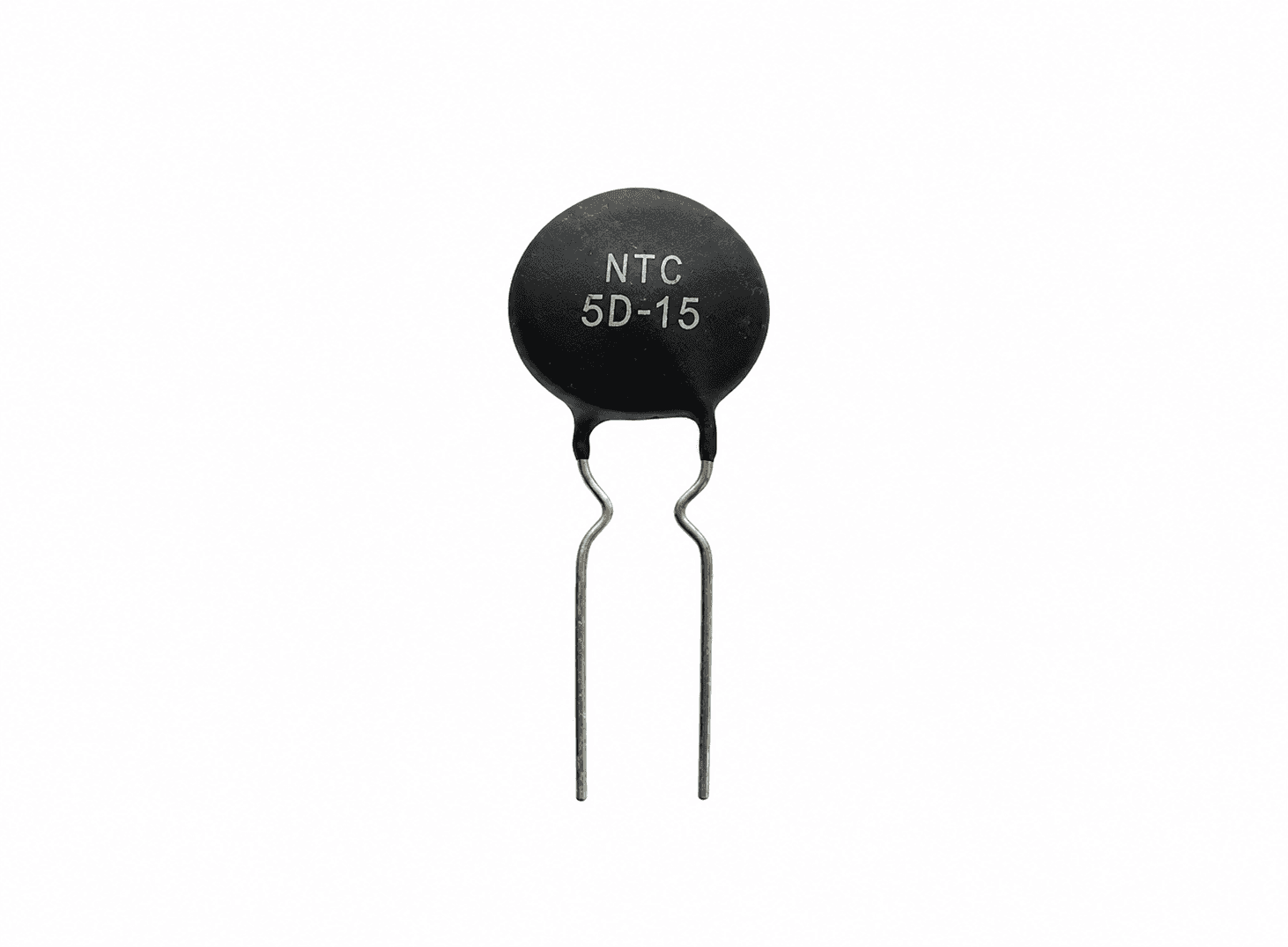 ثرمستور NTC لتحديد تيار الاندفاع 5D-15 بمقاومة 5Ω وقطر 15mm | 5D-15 NTC Inrush Current Limiter Thermistor 5 Ohm 15mm