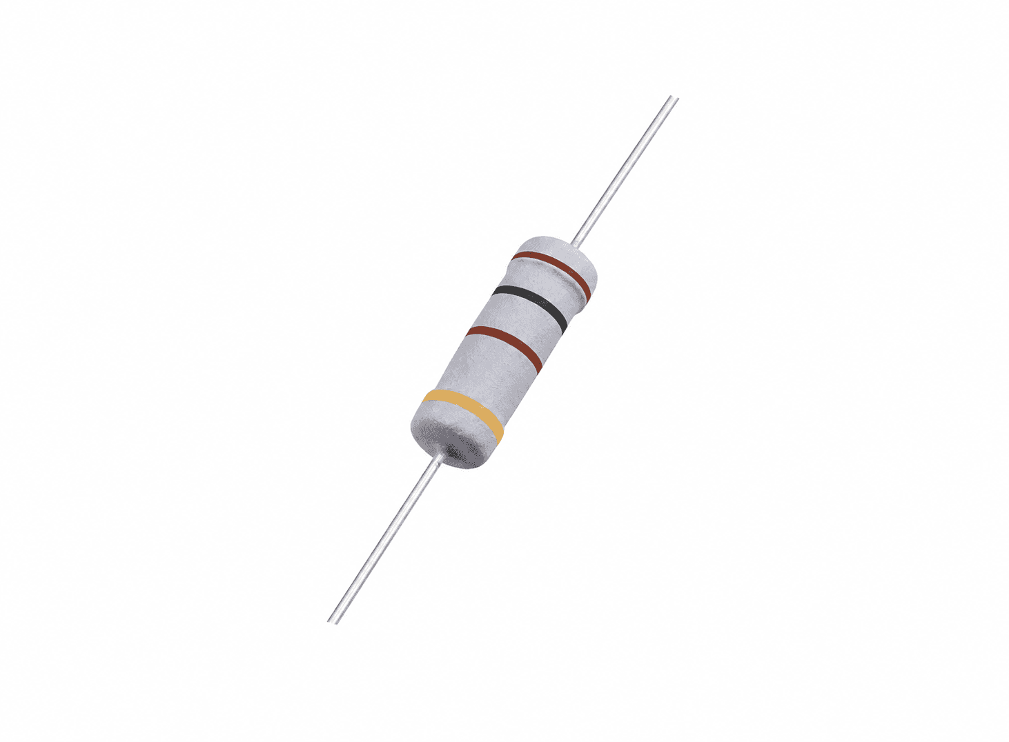 مقاومة كهربائية 3 واط بنسبة تفاوت ±5% - قطعة واحدة | 3W Resistor