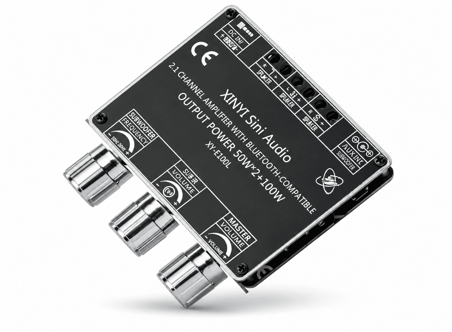 مضخم صوت Bluetooth Compatible 2.1 Channel Power Audio Stereo Subwoofer Amplifier Board 50WX2+100W #L3 X-HX0245A | Audio Amplifier