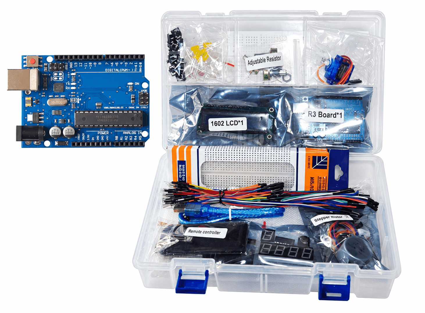 طقم بدء تعليمي اردوينو اونو آر 3 | Starter Kit For Arduinos Uno R3