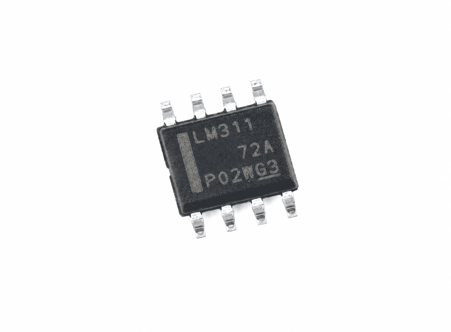 رقاقة مقارن فولتية موديل LM311DR بغلاف SOP-8 | LM311DR Voltage Comparator IC, SOP-8 SMD