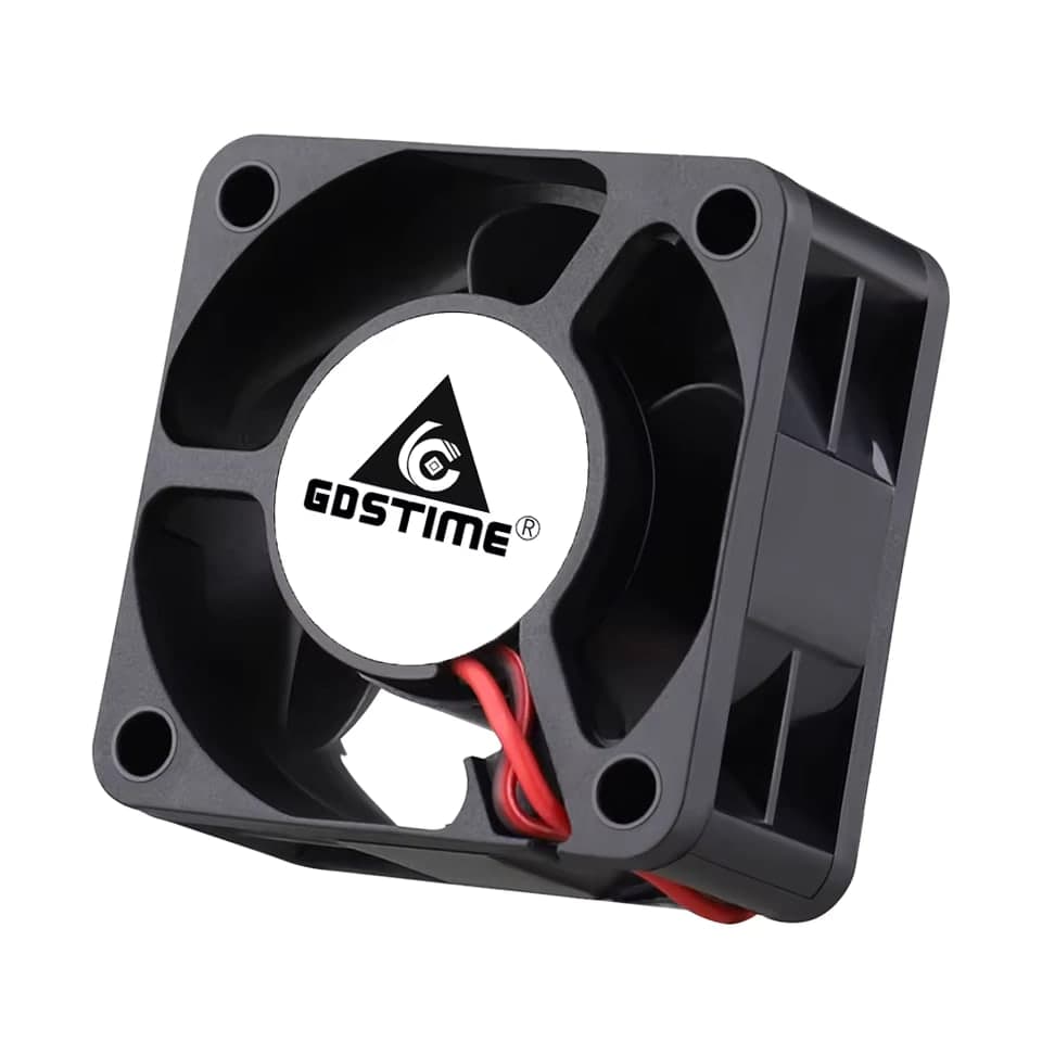 مروحة تبريد DC عديمة الفرش بقياس 40x40x20mm بطرفين | 4020 Brushless DC Cooling Fan 40x40x20mm, 2-Pin