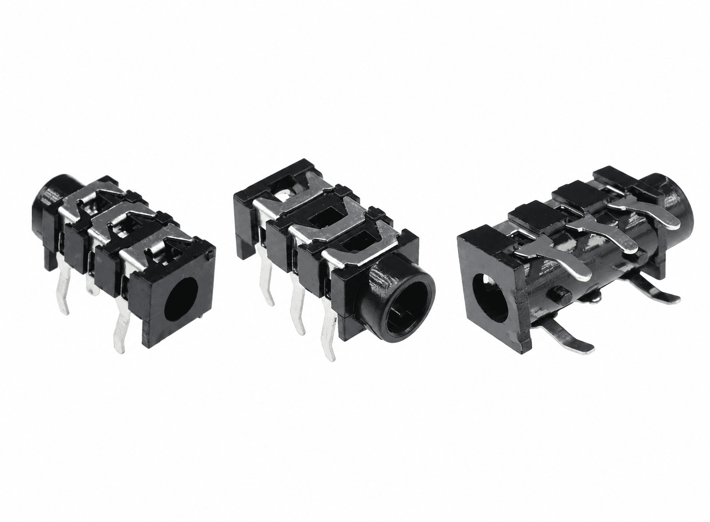 قاعدة صوت ستيريو 3.5mm بخمسة أطراف مع مفتاح فصل السماعة الداخلية | 3.5mm 5-Pin Stereo Headphone Jack Socket