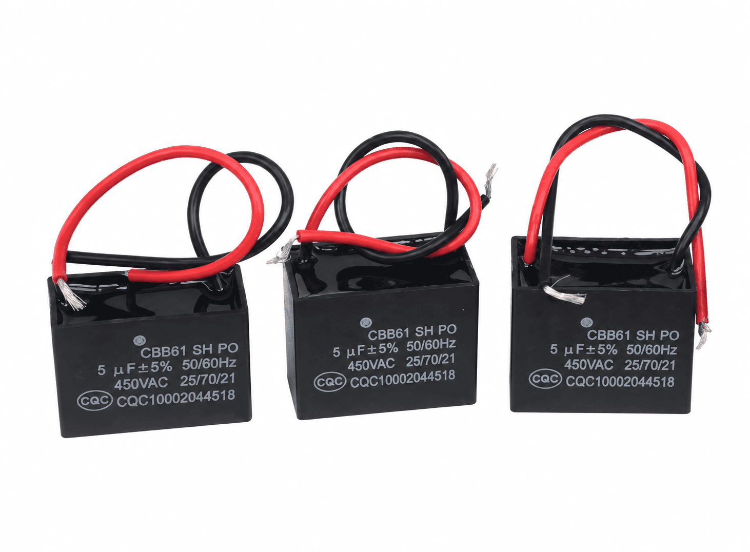 متسعة بدء التشغيل CBB61 starting capacitor 5uF #T1 X52620 | CBB61 Capacitor