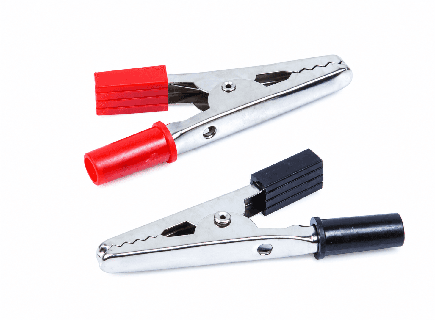 مشابك تمساح معدنية للاختبار بطول 52mm | 52mm Metal Alligator Test Clips