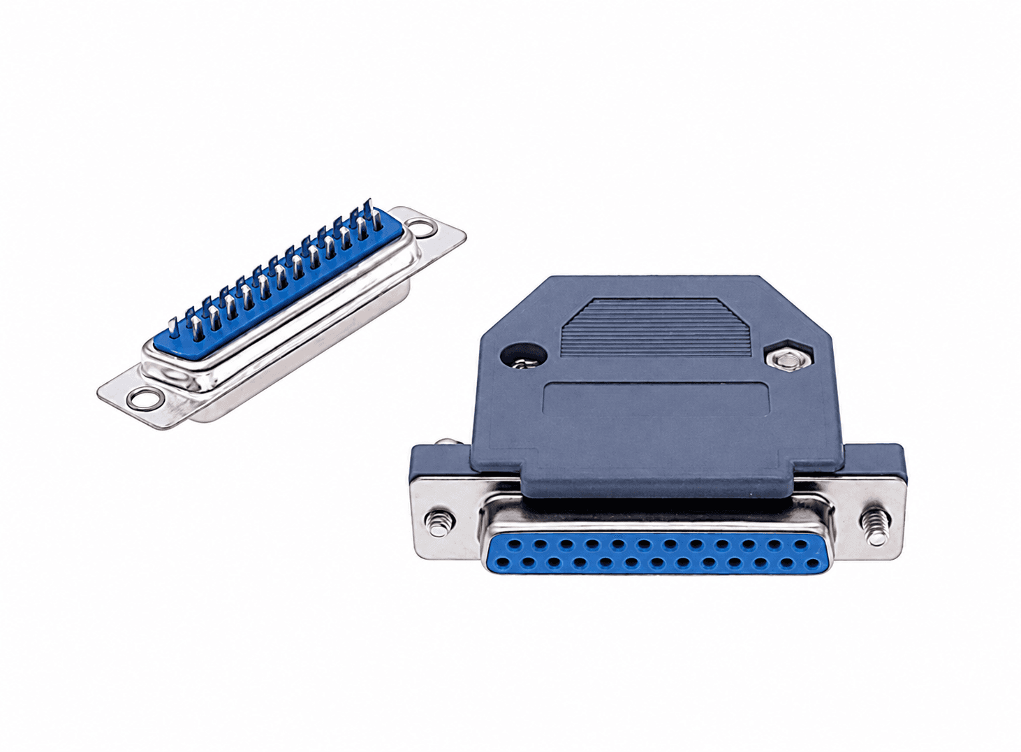 موصل كيبل بيانات تسلسلي DB25 أنثى | DB25 Serial Data Cable Connector Adapter Female