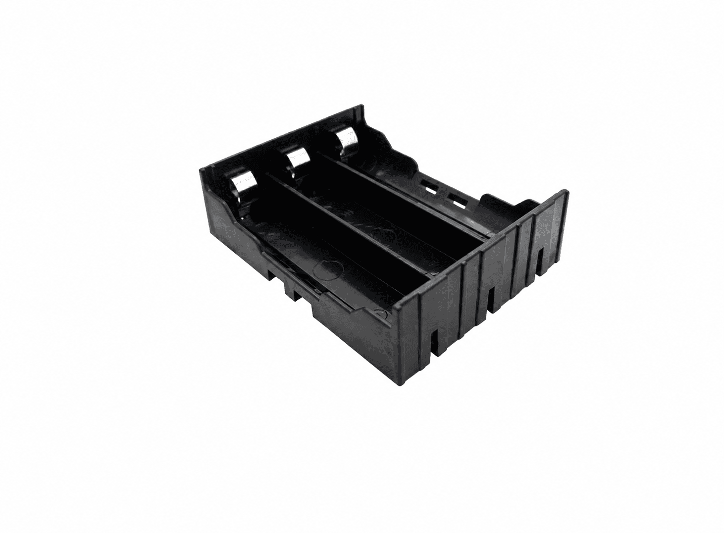 حاضنة بطارية بلاستيكية لثلاث خلايا 18650 | 3x 18650 Battery Holder Case for Three Cells