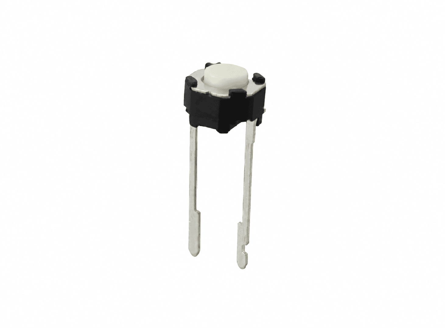مفتاح ضغط صغير زر دائري أبيض 2 طرف مقاس 6X6X4.3MM | Mini Tact Switch