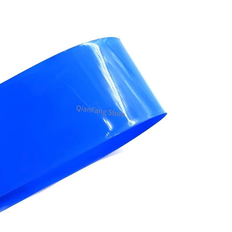 أنبوب انكماش حراري PVC بعرض مسطّح 80 ملم بطول متر واحد | PVC Heat Shrink Tube, 80mm Flat Width, 1 Meter