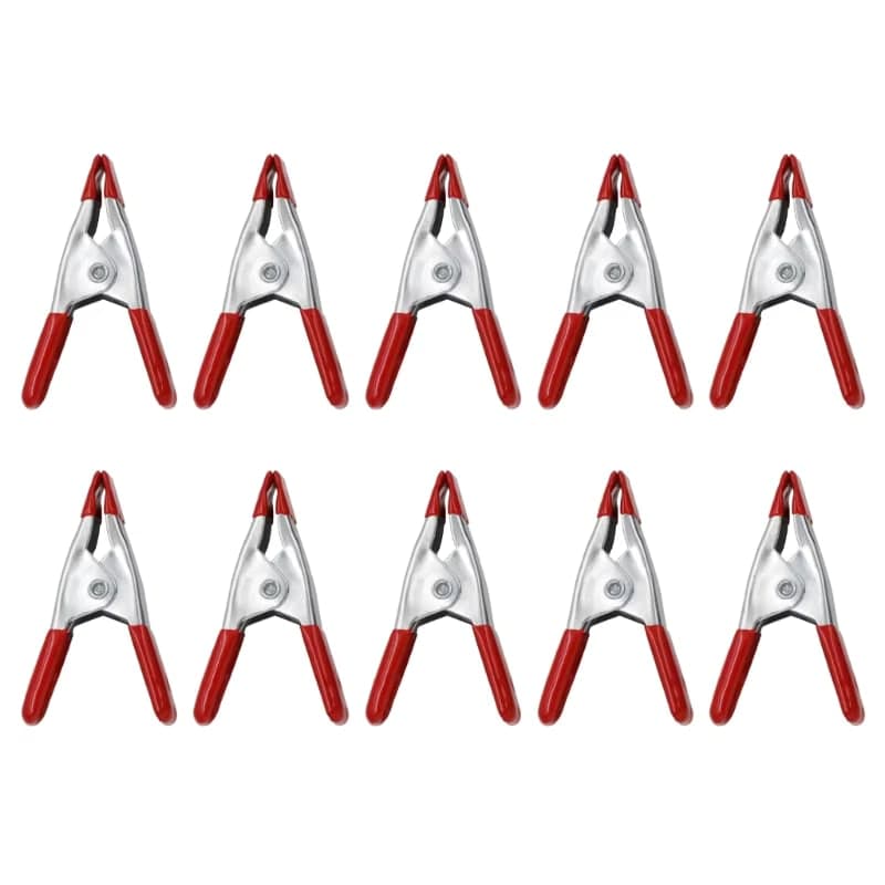 مشابك زنبركية معدنية 2 إنش بأطراف بلاستيكية ناعمة | Metal Spring Clamps 2 inch with Soft Plastic Tips