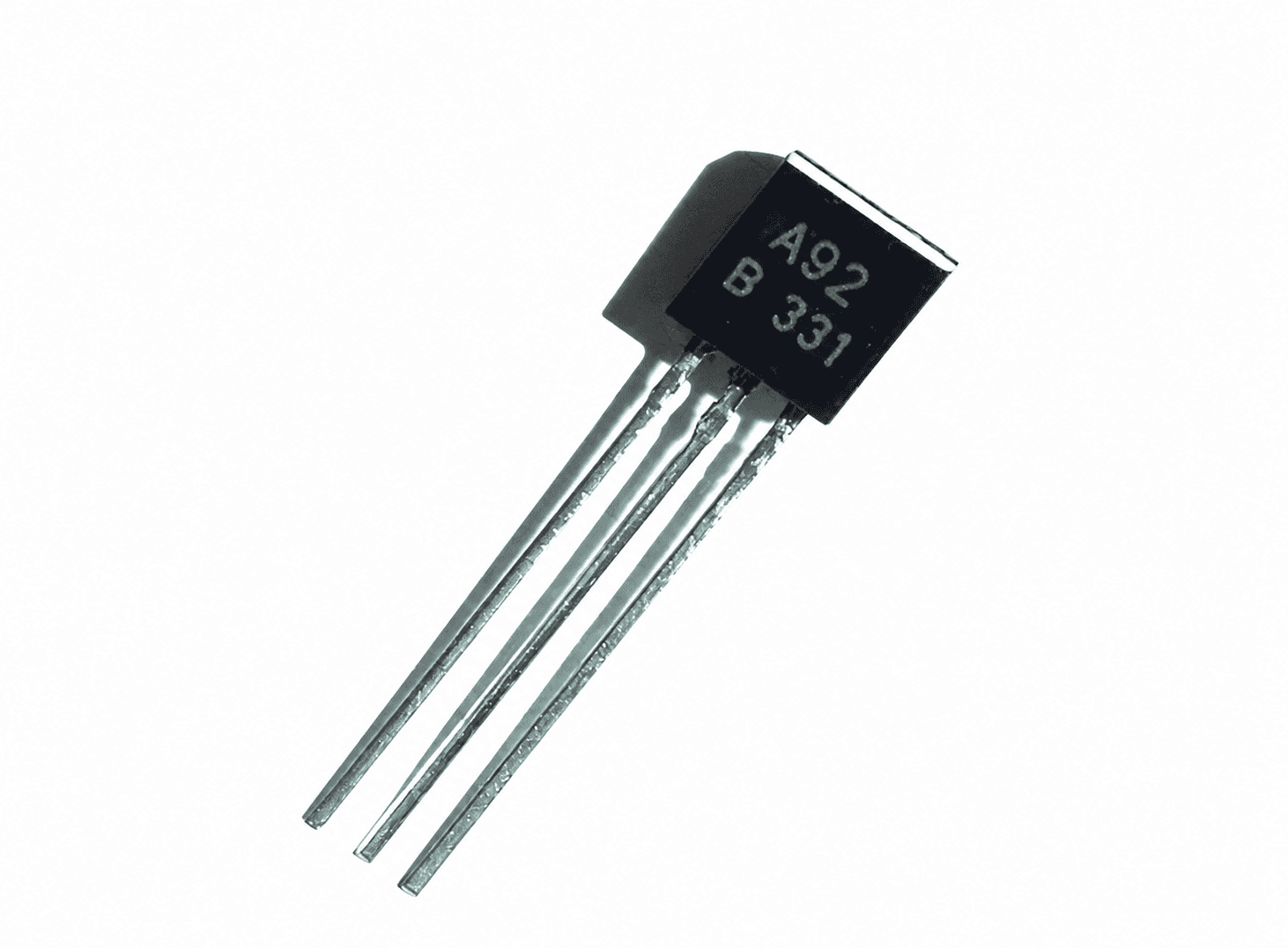 ترانزستور MPSA92 نوع PNP عالي الفولتية 300V وتيار 500mA حزمة TO-92 | MPSA92 PNP High-Voltage Transistor 300V 500mA TO-92