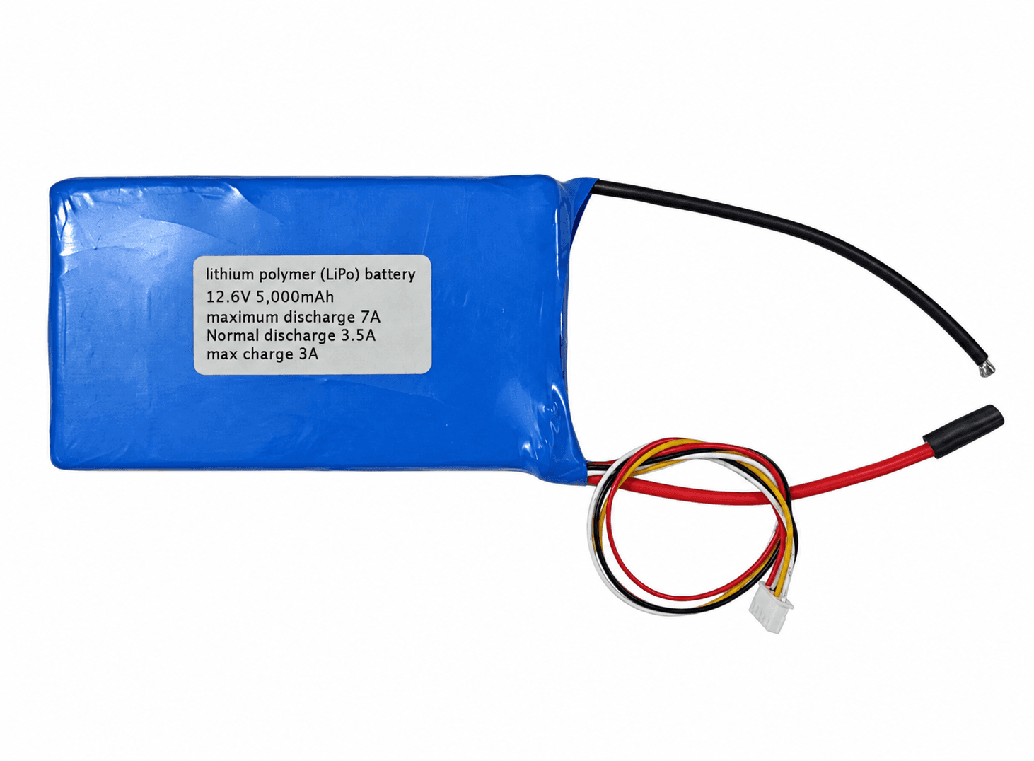 بطارية ليثيوم بوليمر 12.6 فولت 5000 مللي أمبير 3S | LiPo Battery
