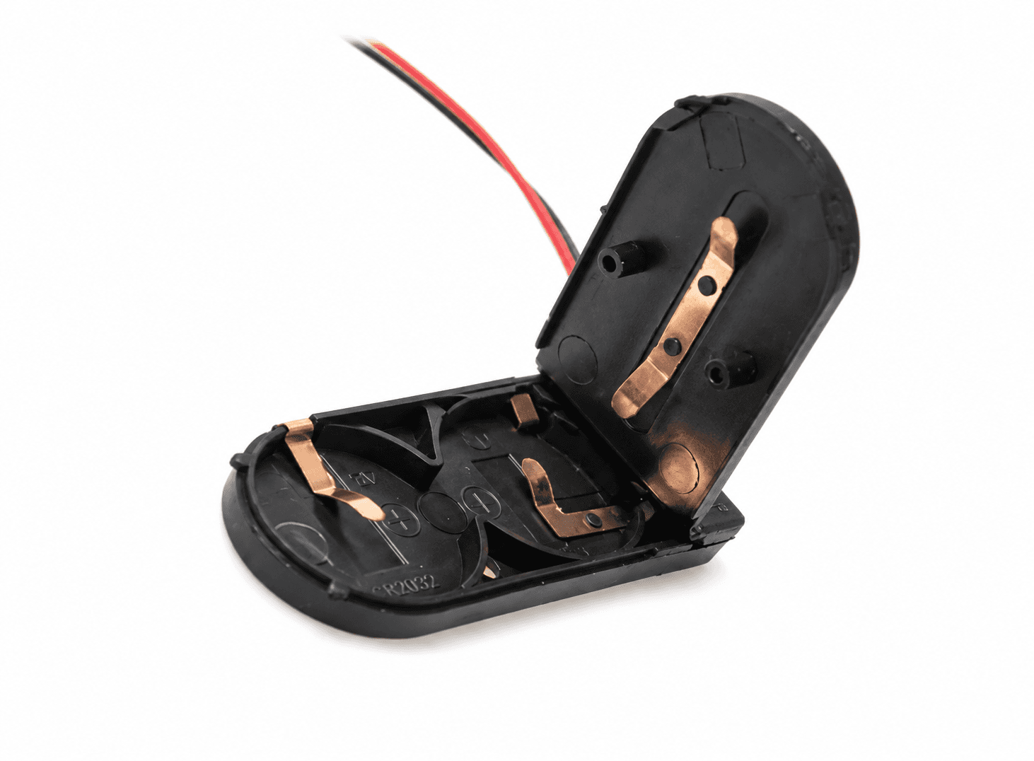 حافظة قاعدة لبطاريتين x2 CR2032 مع مفتاح تشغيل وإيقاف #D4 050783 | Battery Socket Holder Case Cover