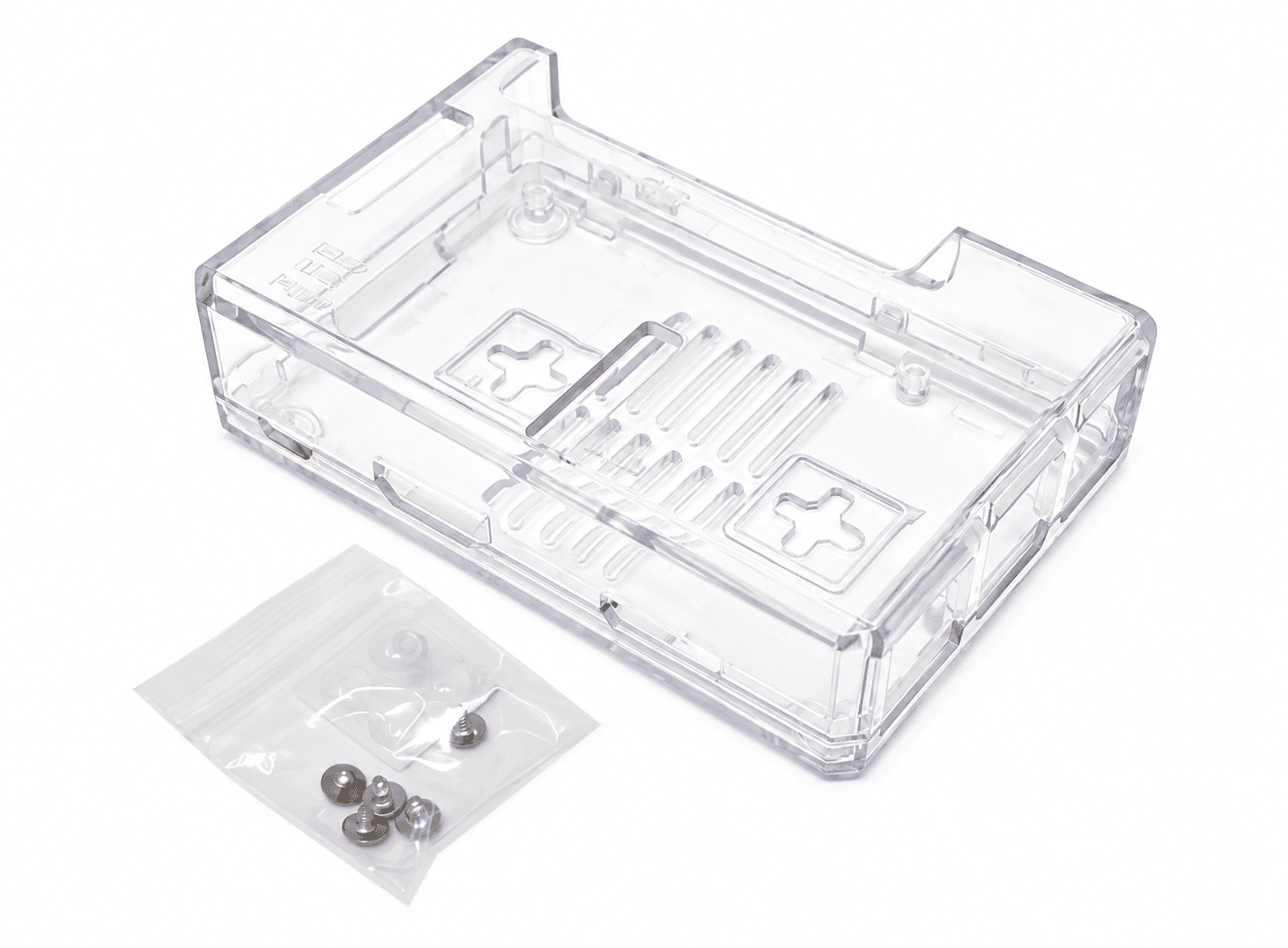 صندوق حماية شفاف لراسبيري باي 3 موديل B | Clear Case Cover