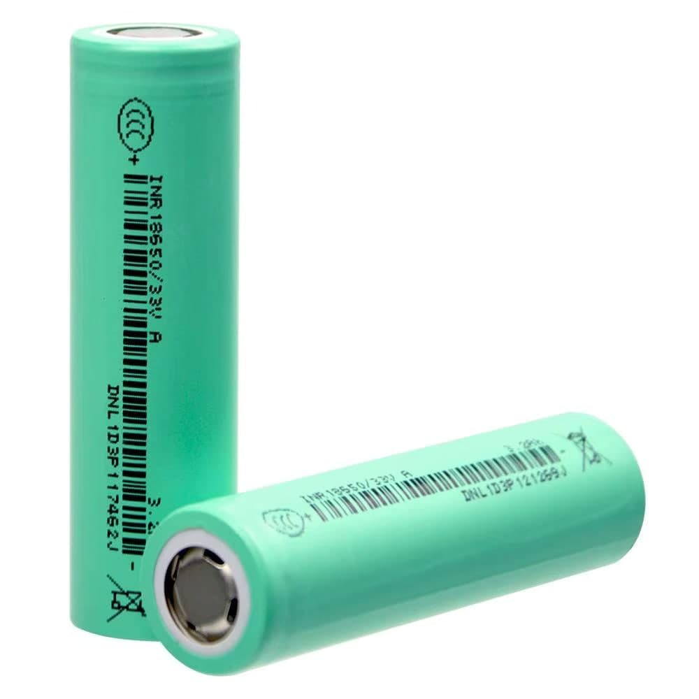 بطارية ليثيوم أيون EVE 33V 18650 سعة 3200mAh تفريغ 10A | EVE 33V 18650 Li-ion Battery Cell 3200mAh 10A