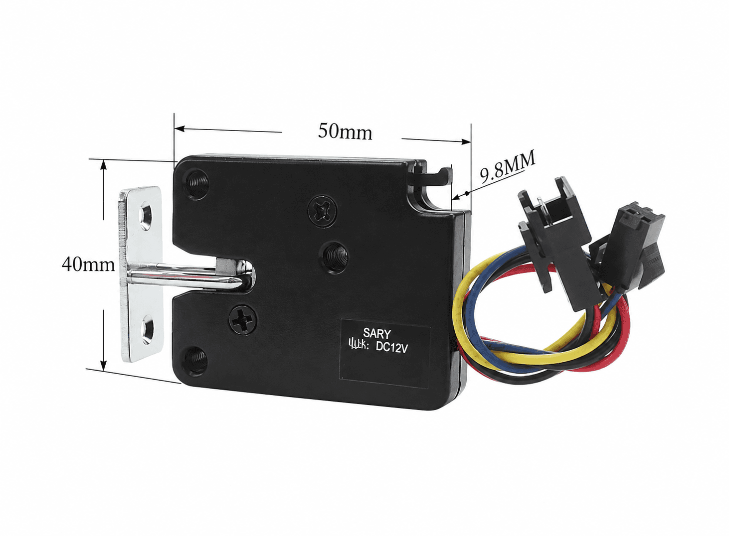 قفل كهرومغناطيسي DC 12V 1.4A X-JM0096BB | Electromagnetic Lock