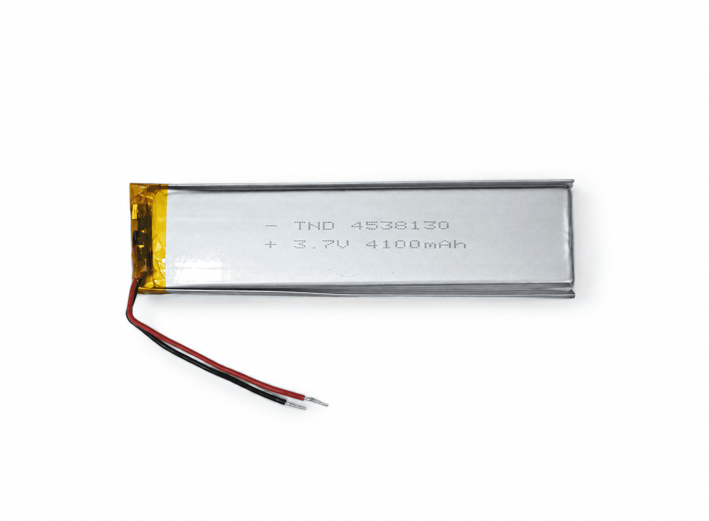 بطارية ليثيوم بوليمر 4538130 بسعة 4100 مللي أمبير وفولتية 3.7 فولت | 4538130 4100mAh 3.7V Lithium Polymer (LiPo) Battery
