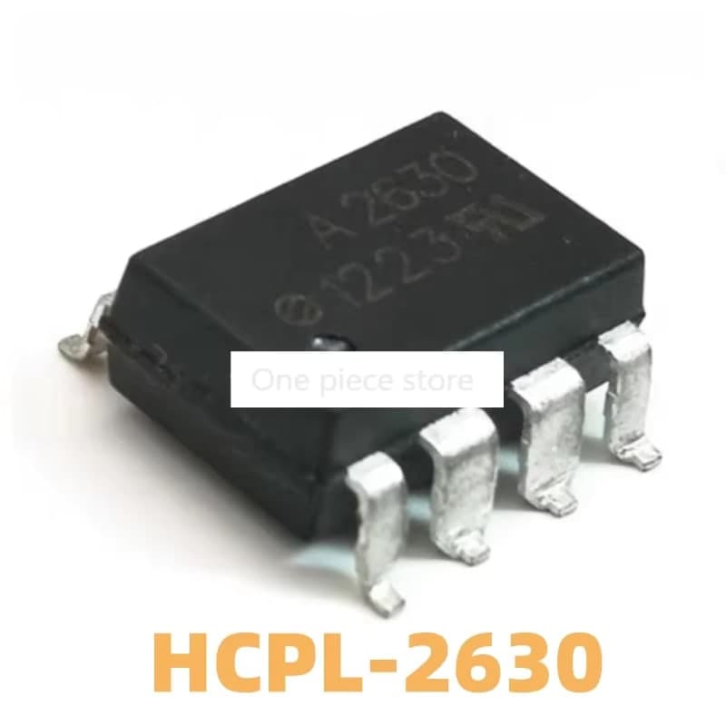 أوبتوكبلر مزدوج HCPL-2630 (A2630) عالي السرعة ومتوافق مع TTL | HCPL-2630 (A2630) Dual-Channel High-Speed TTL Optocoupler, DIP-8