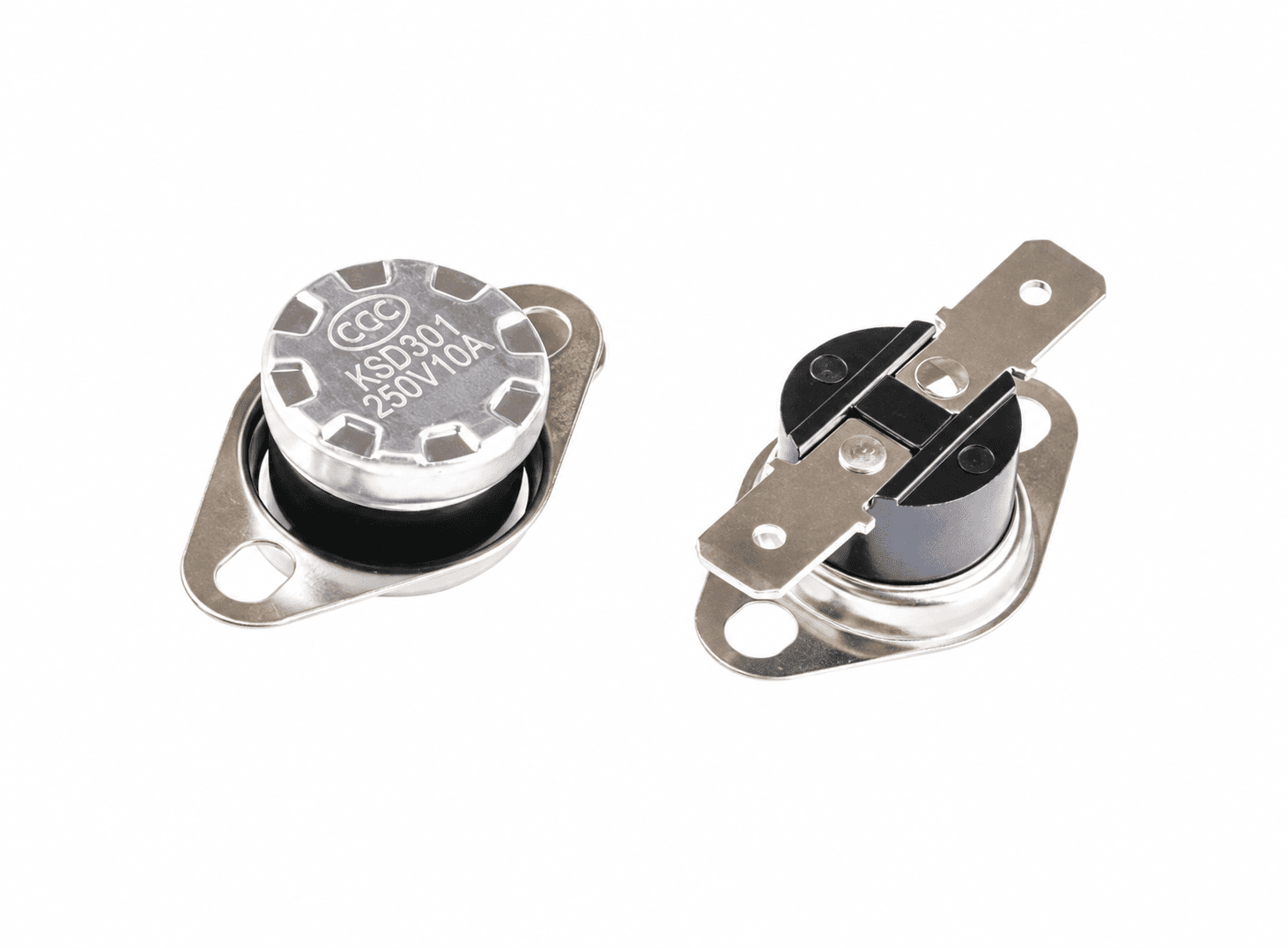 منظم حرارة KSD301 250V 10A مغلق اعتيادياً درجة 180c | Temperature Switch Thermostat