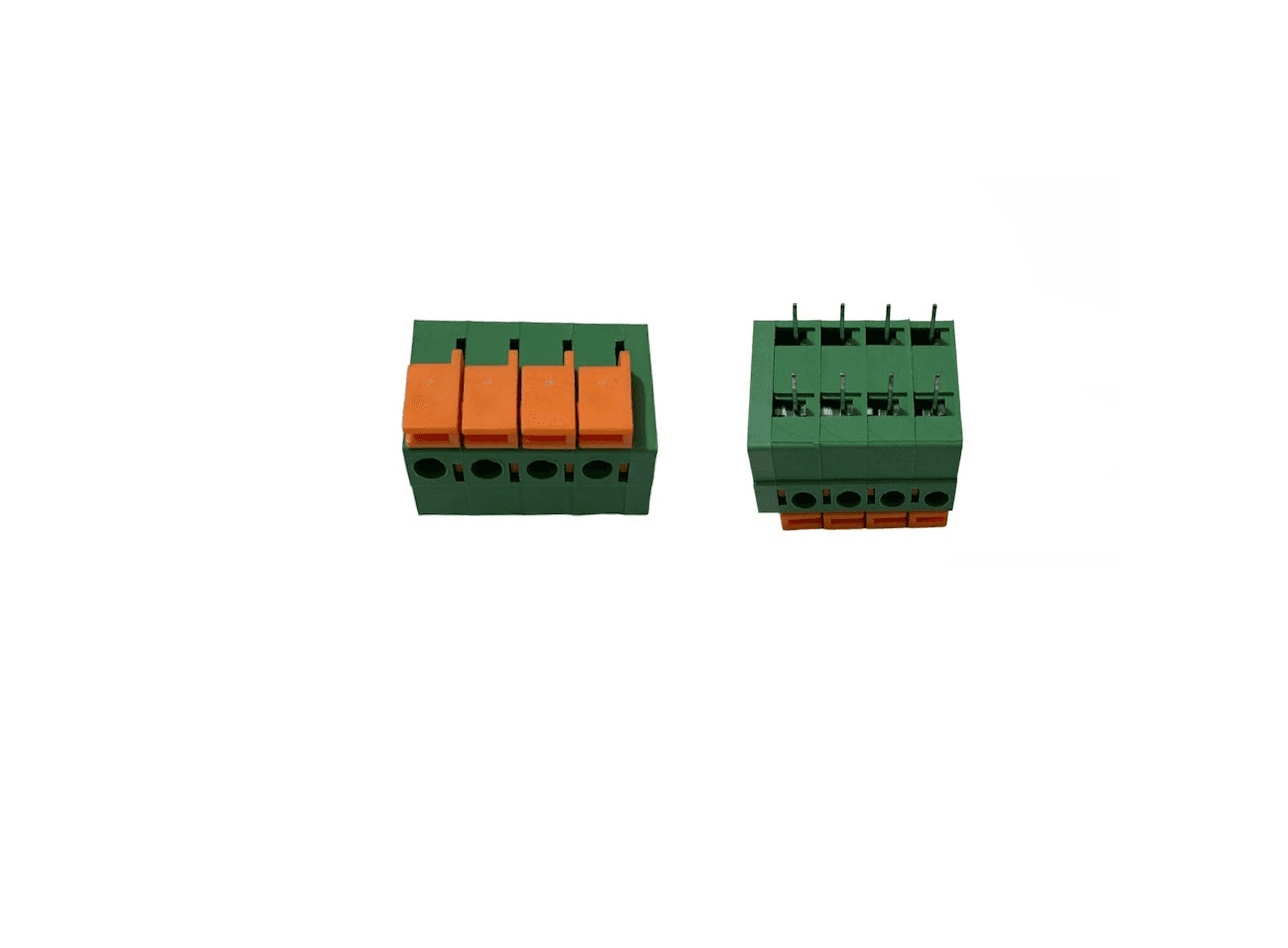 طرف توصيل زنبركي للوحات الدوائر المطبوعة 4P KF142R 5.08mm | PCB Spring Terminal Block