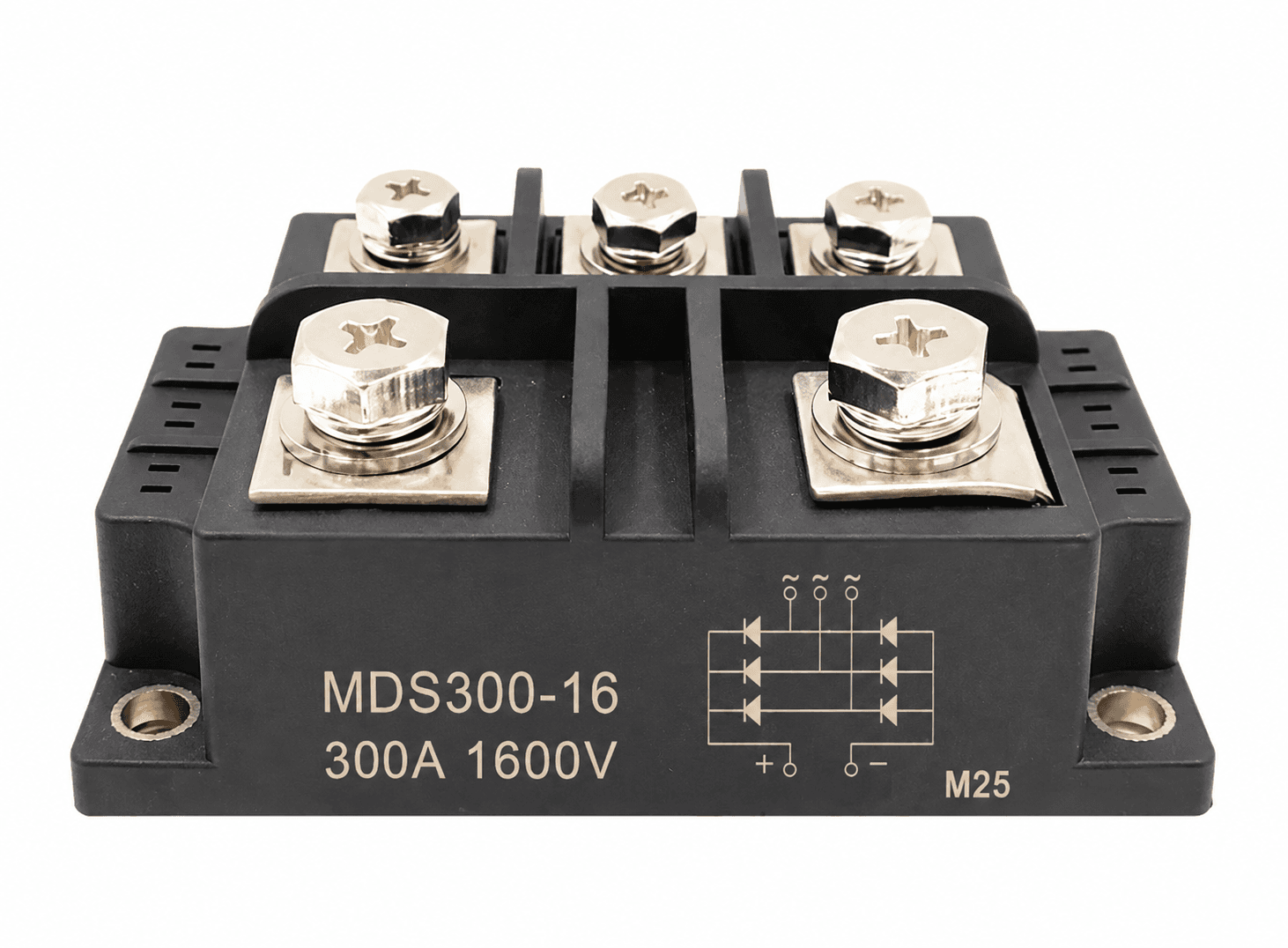 قنطرة ديود ثري فايز أصلية MDS300-16 بقدرة 300 أمبير 1600 فولت CDAA0020-013 | 3-Phase Bridge Diode MDS300-16