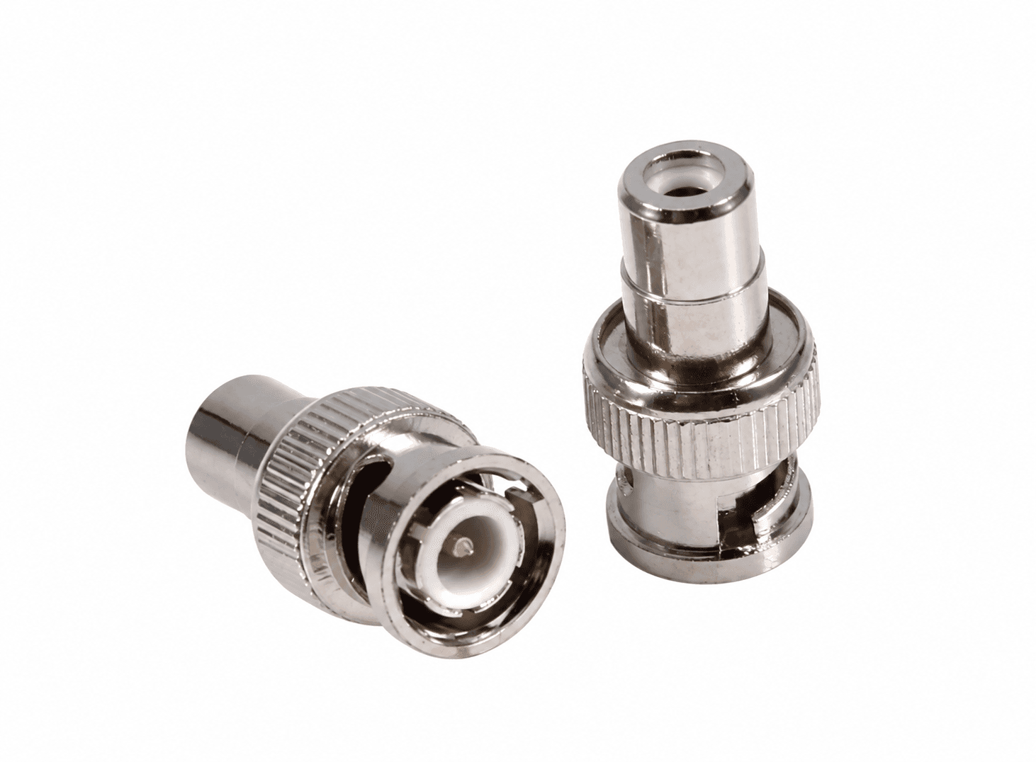 محوّل BNC أنثى إلى RCA ذكر للإشارة المرئية والقياس | BNC Female to RCA Male Adapter Connector