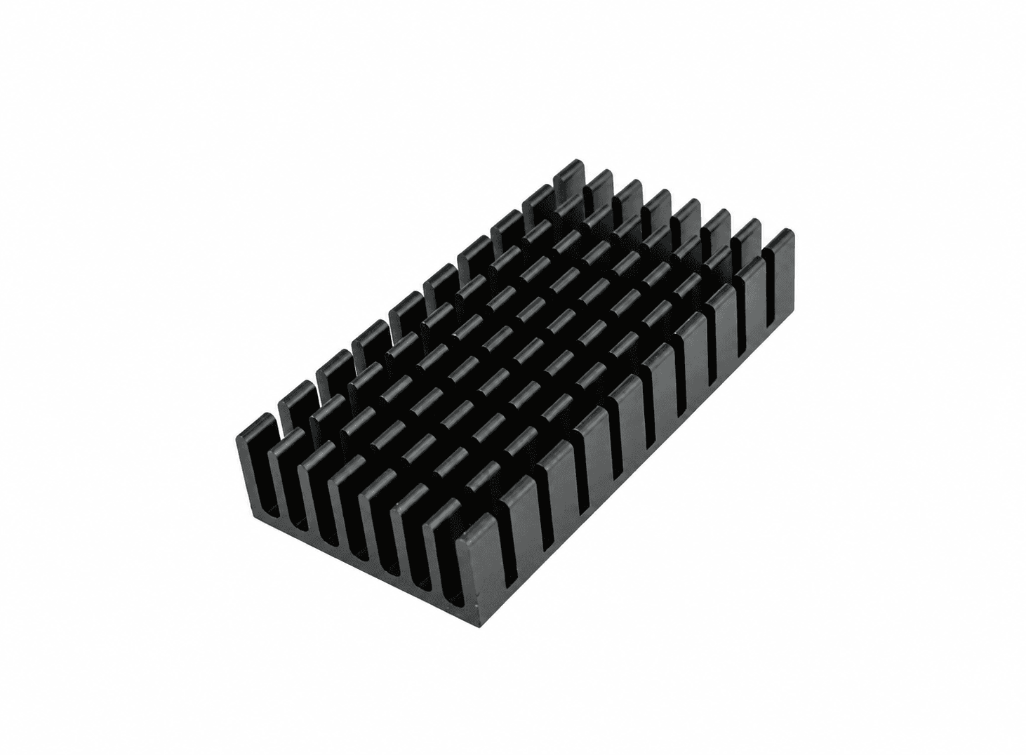 مشتت حراري ألومنيوم بحجم 50x25x10MM موديل 050123 | Aluminum Heat Sink